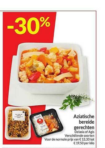 Intermarché Aziatische Bereide Gerechten aanbieding