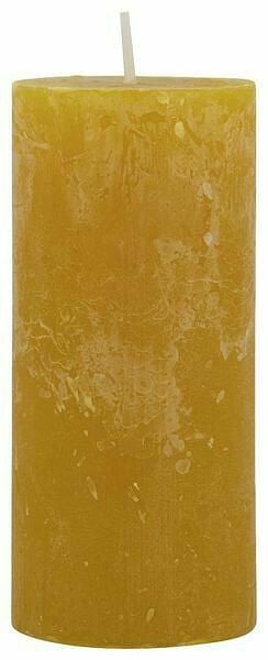 HEMA HEMA Rustieke Kaarsen Okergeel (okergeel) aanbieding