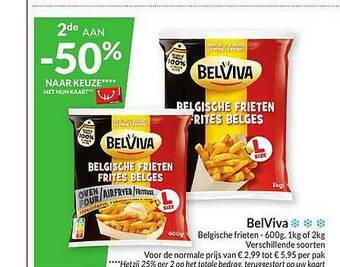 Intermarché Belviva Belgische Frieten aanbieding