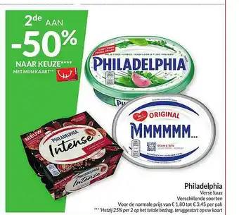 Intermarché Philadelphia Verse Kaas aanbieding