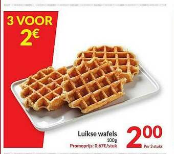 Intermarché Luikse Wafels aanbieding