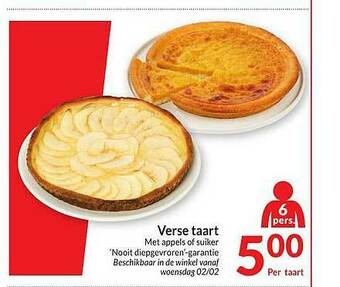 Intermarché Verse Taart aanbieding