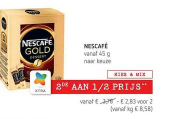 Spar Nescafé aanbieding