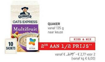 Spar Quaker aanbieding