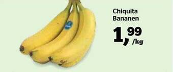 Spar Chiquita Bananen aanbieding
