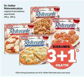 Spar Dr Oetker Ristorante Pizza aanbieding