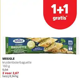 Spar MEGGLE kruidenboterbaguette aanbieding