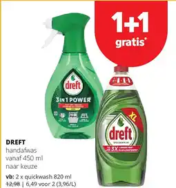 Spar DREFT handafwas vanaf aanbieding
