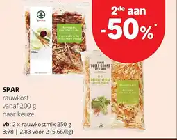 Spar SPAR rauwkost vanaf aanbieding