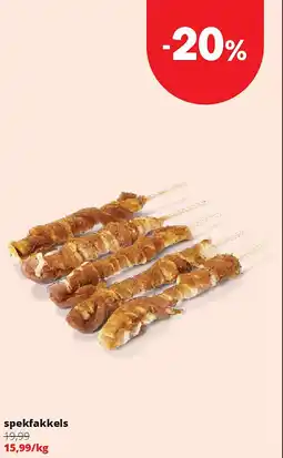Spar spekfakkels aanbieding
