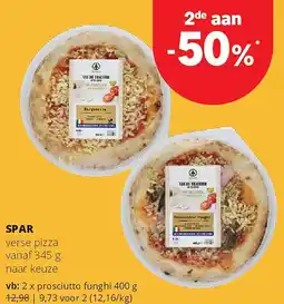 Spar SPAR verse pizza vanaf aanbieding