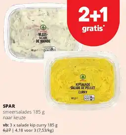 Spar SPAR smeersalades aanbieding
