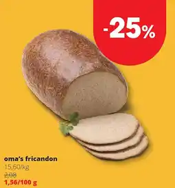 Spar oma’s fricandon aanbieding