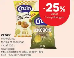 Spar CROKY explosions aanbieding