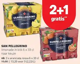 Spar SAN PELLEGRINO aanbieding