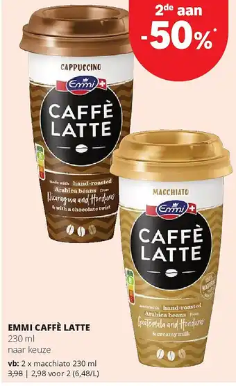 Spar EMMI CAFFÈ LATTE aanbieding
