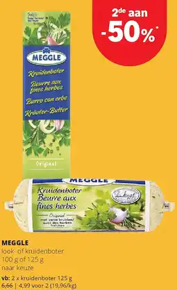 Spar MEGGLE look- of kruidenboter aanbieding