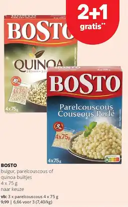 Spar BOSTO bulgur aanbieding