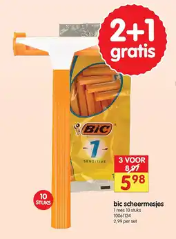 Yess bic scheermesjes aanbieding