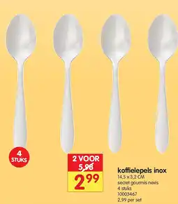 Yess koffielepels inox aanbieding