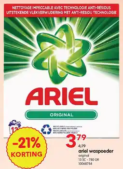 Yess ariel waspoeder aanbieding