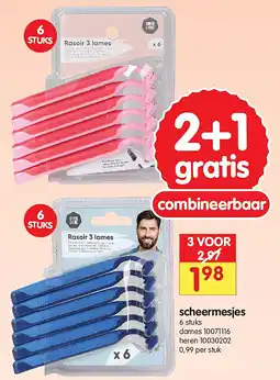Yess scheermesjes aanbieding