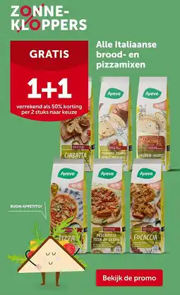 AVEVE Alle Italiaanse brood- en pizzamixen aanbieding