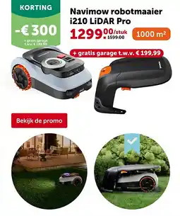 AVEVE Navimow robotmaaier i210 LiDAR Pro aanbieding