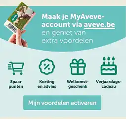 AVEVE Maak je MyAveveaccount via aveve.be aanbieding