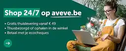 AVEVE Shop 24/7 op aveve.be aanbieding