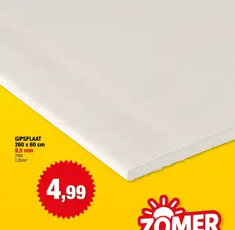 Hubo Gipsplaat aanbieding
