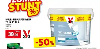 Muur en Plafondverf 2-in-1