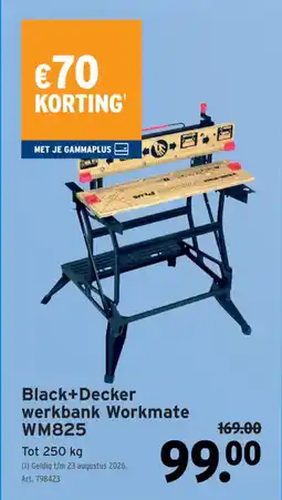 GAMMA Black+Decker werkbank Workmate WM825 aanbieding