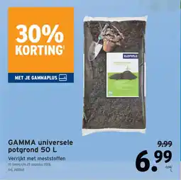 GAMMA Gamma universele potgrond aanbieding