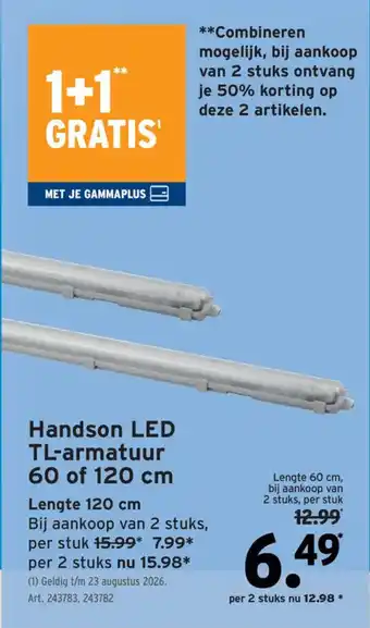 Handson LED TL-armatuur