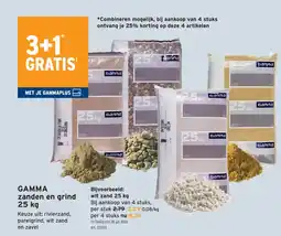 GAMMA Gamma zanden en grind aanbieding