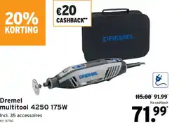 GAMMA Dremel multitool 4250 175W aanbieding