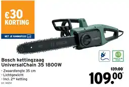 GAMMA Bosch kettingzaag UniversalChain 35 1800W aanbieding