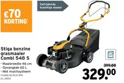 GAMMA Stiga benzine grasmaaier Combi 548 S aanbieding