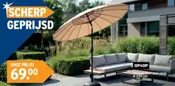 GAMMA Parasol Shanghai zand aanbieding
