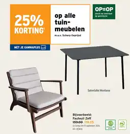 GAMMA Tuin meubelen aanbieding