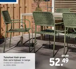 GAMMA Tuinstoel Kobi groen aanbieding