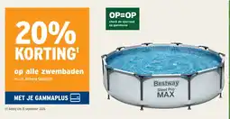 GAMMA Bestway Zwembaden aanbieding