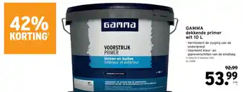 GAMMA Gamma dekkende primer wit aanbieding