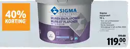 GAMMA Sigma muurverf aanbieding