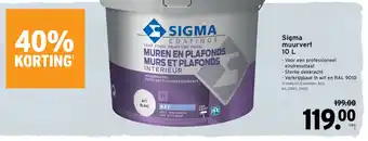 GAMMA Sigma muurverf aanbieding