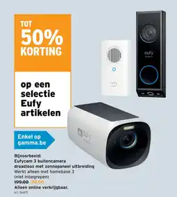 GAMMA Selectie Eufy Artikelen aanbieding