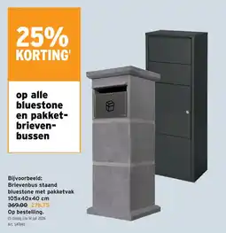 GAMMA Bluestone en pakket brieven bussen aanbieding