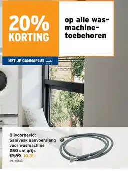 GAMMA Sanivesk aanvoerslang voor wasmachine aanbieding