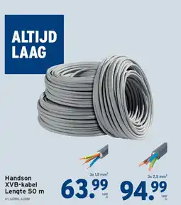 GAMMA Handson XVB-kabel aanbieding